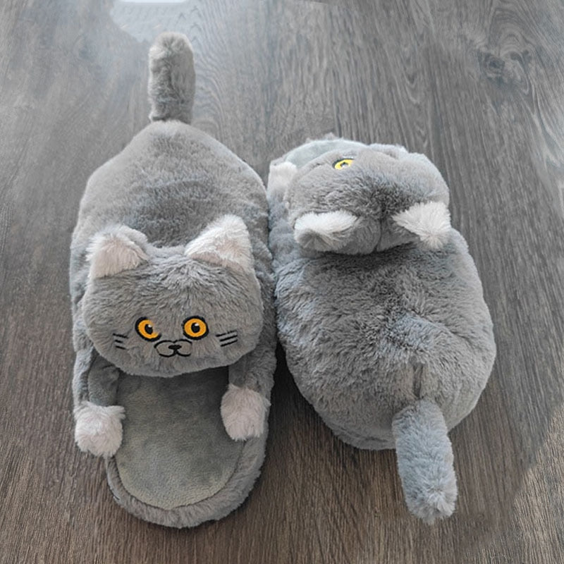 Clingy Kitty Slippers