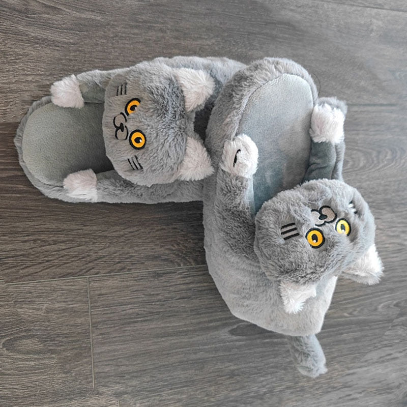 Clingy Kitty Slippers